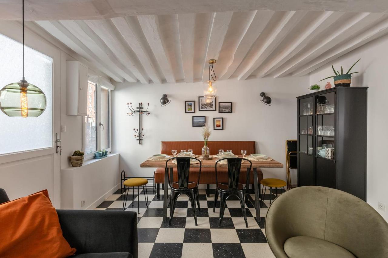 Вилла Les Oiseaux Du Corsaire 3 House & Terrace 6 P - Center Онфлёр Экстерьер фото