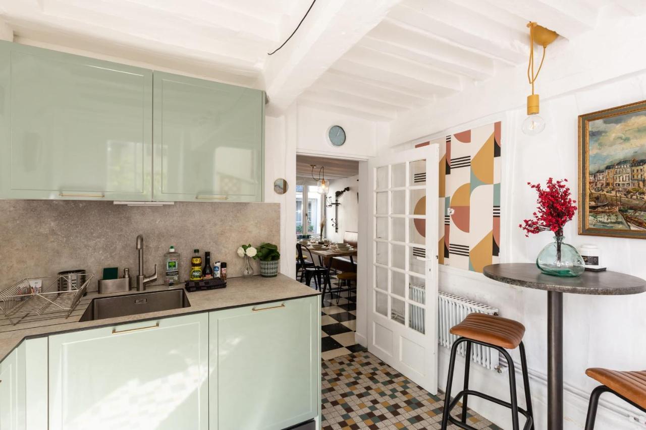 Вилла Les Oiseaux Du Corsaire 3 House & Terrace 6 P - Center Онфлёр Экстерьер фото