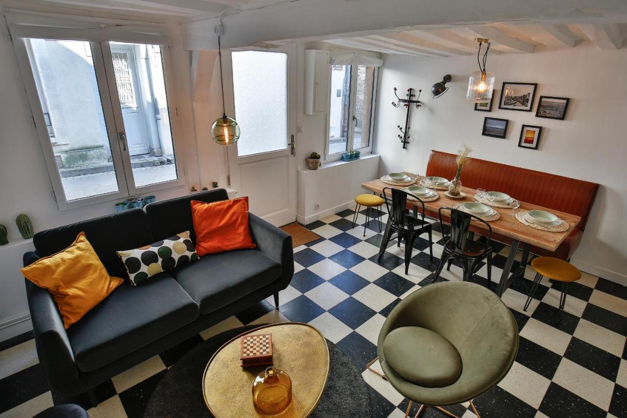 Вилла Les Oiseaux Du Corsaire 3 House & Terrace 6 P - Center Онфлёр Экстерьер фото