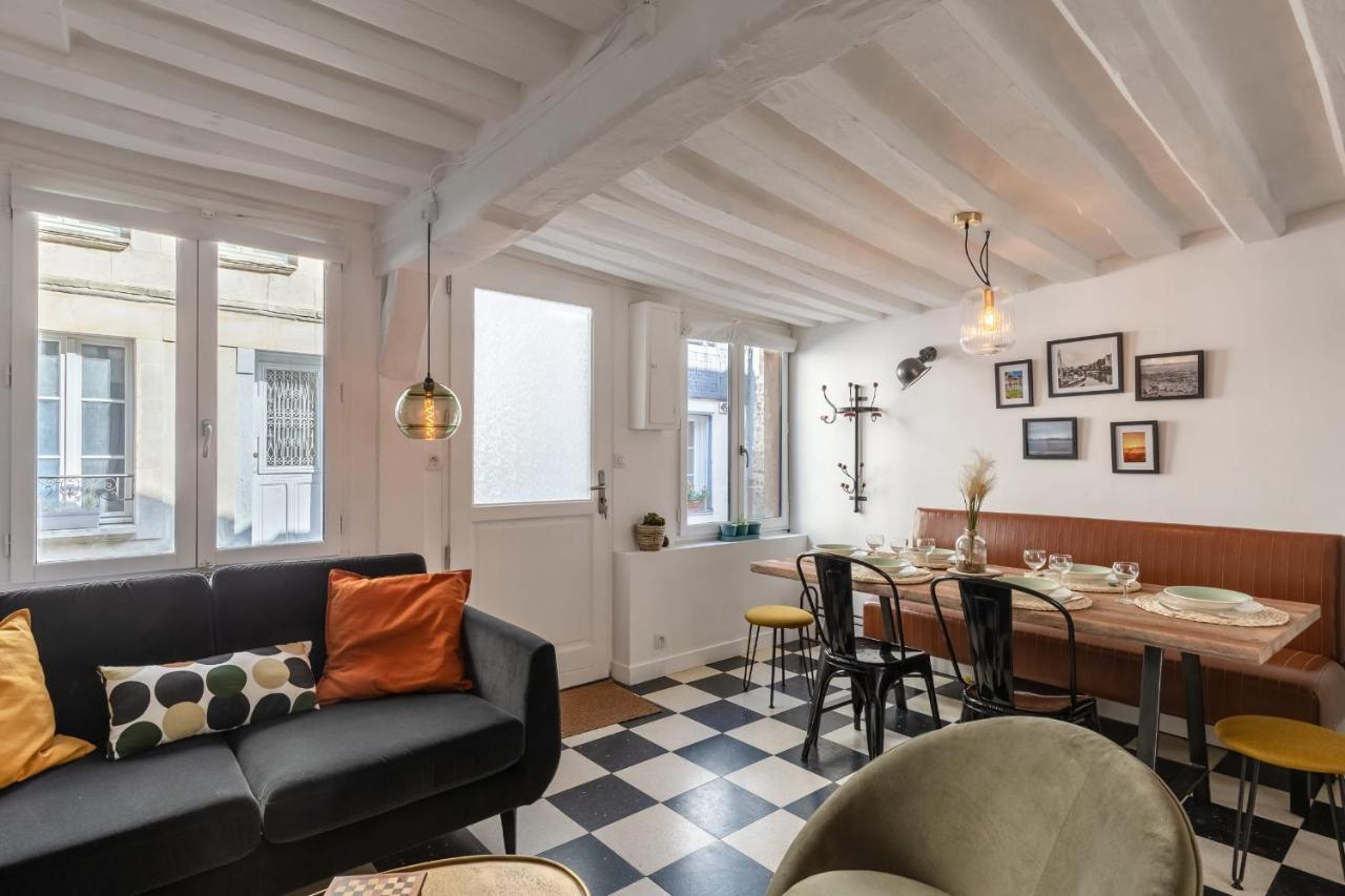 Вилла Les Oiseaux Du Corsaire 3 House & Terrace 6 P - Center Онфлёр Экстерьер фото